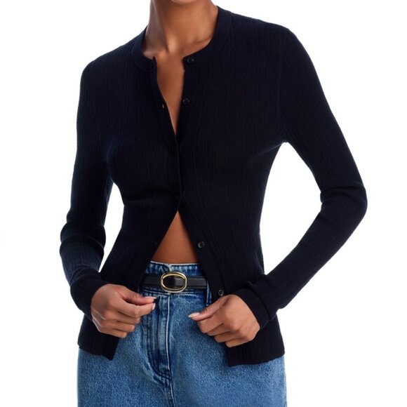 NWT A.L.C. Women's Fisher Textured Cardigan - Picture 5 of 5